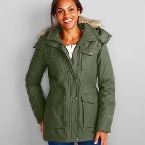 NWOT Eddie Bauer Westbridge Waterproof/Breathable Green Parka Jacket SIZE 2XL